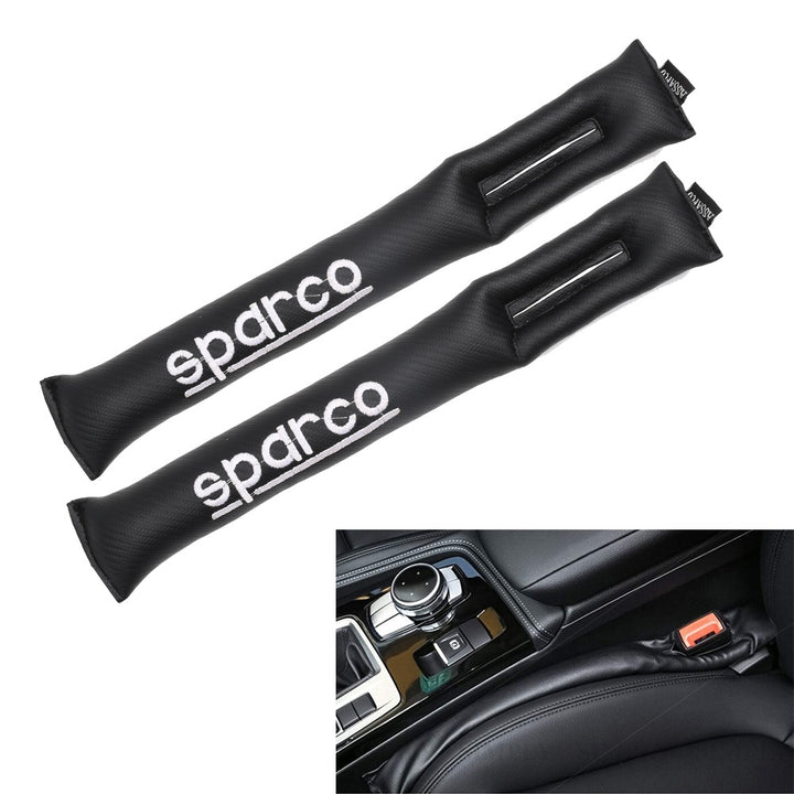 Drop Stop Car Seat Gap Filler 2 pcs- black-sparco