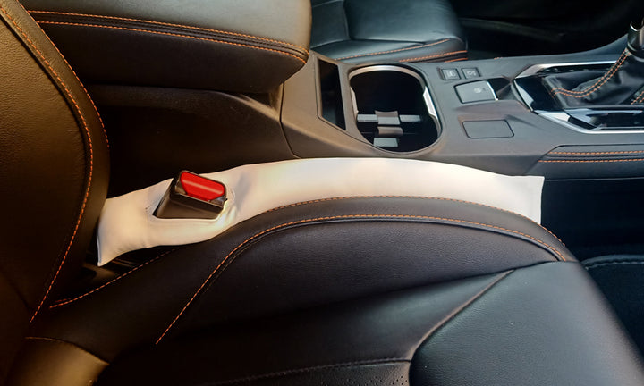 Drop Stop Car Seat Gap Filler 2 pcs-white